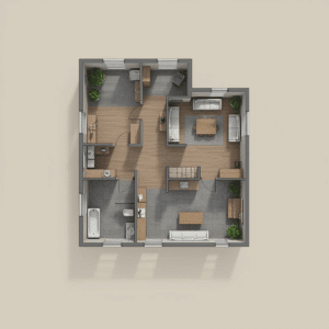 3D floor plan